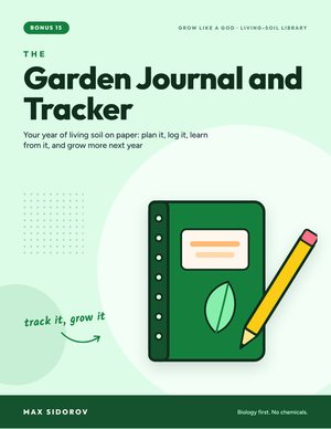 The Garden Journal and Tracker cover