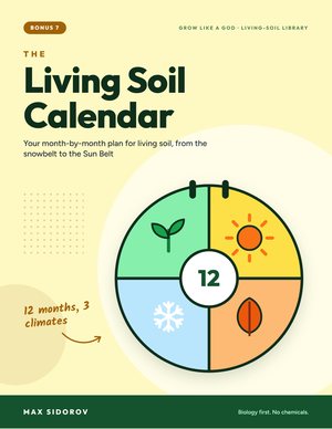 The Living Soil Calendar + wall poster cover